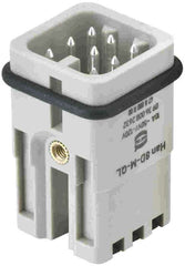 Harting Insert, Han-Quick lock, male, size 3A, 0.25 - 1.5mm² Harting