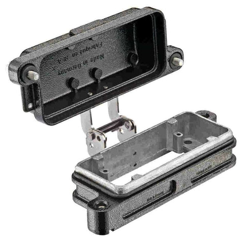 Harting Bulkhead housing with metal cover, size 16B Harting