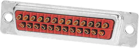 Harting Connector, solder cup, female, D-sub 5, 5A Harting
