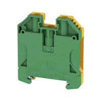 Weidmuller PE terminal, screw, green/yellow, c/s 16mm²