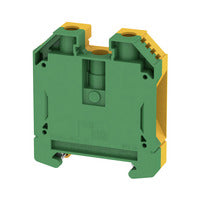 Weidmuller PE terminal, screw, green/yellow, c/s 35mm²