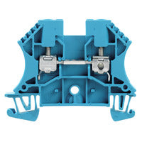 Weidmuller Feed-through terminal, screw, blue, c/s 4mm²