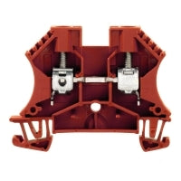 Weidmuller Feed-through terminal, screw, red, c/s 6mm²