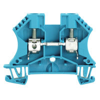Weidmuller Feed-through terminal, screw, blue, c/s 6mm²