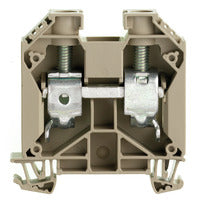 Weidmuller Feed-through terminal, screw, d/beige, c/s 35mm²