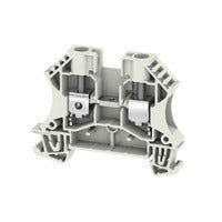 Weidmuller Feed-through terminal, screw, white, 6mm² Weidmuller