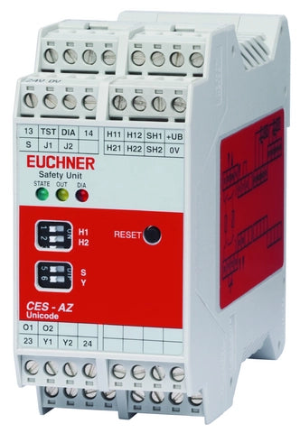 Euchner CES-AZ-AES-02B Evaluation unit for 2 read heads