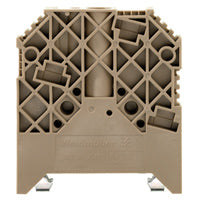 Weidmuller End bracket, dark beige, 62.5x56x12mm