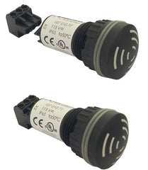 Werma Electronic buzzer, pulse tone, 80 dB, 115VAC/DC Werma