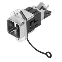 Weidmuller Hybrid flange, female housing, IP67, Cat.5 Weidmuller