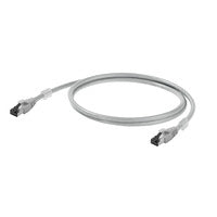 Weidmuller Patch cable, grey, Cat.6, 50VDC, 1A, 3m
