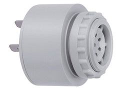 Werma Electronic buzzer, continuous tone, grey, 90dB, 230VAC Werma