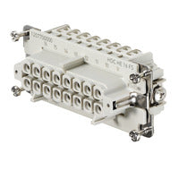 Weidmuller HDC insert, female, size 6, 16-pole, 500V, 16A