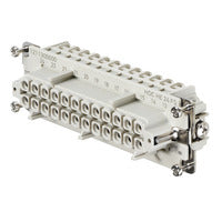 Weidmuller HDC insert, female, 24-poles, size 8, 500V, 16A