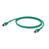 Weidmuller Patch cable, RJ45 IP20/ RJ45 IP20, green, 15m