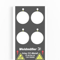 Weidmuller Holder for 4 signs, 76mm width