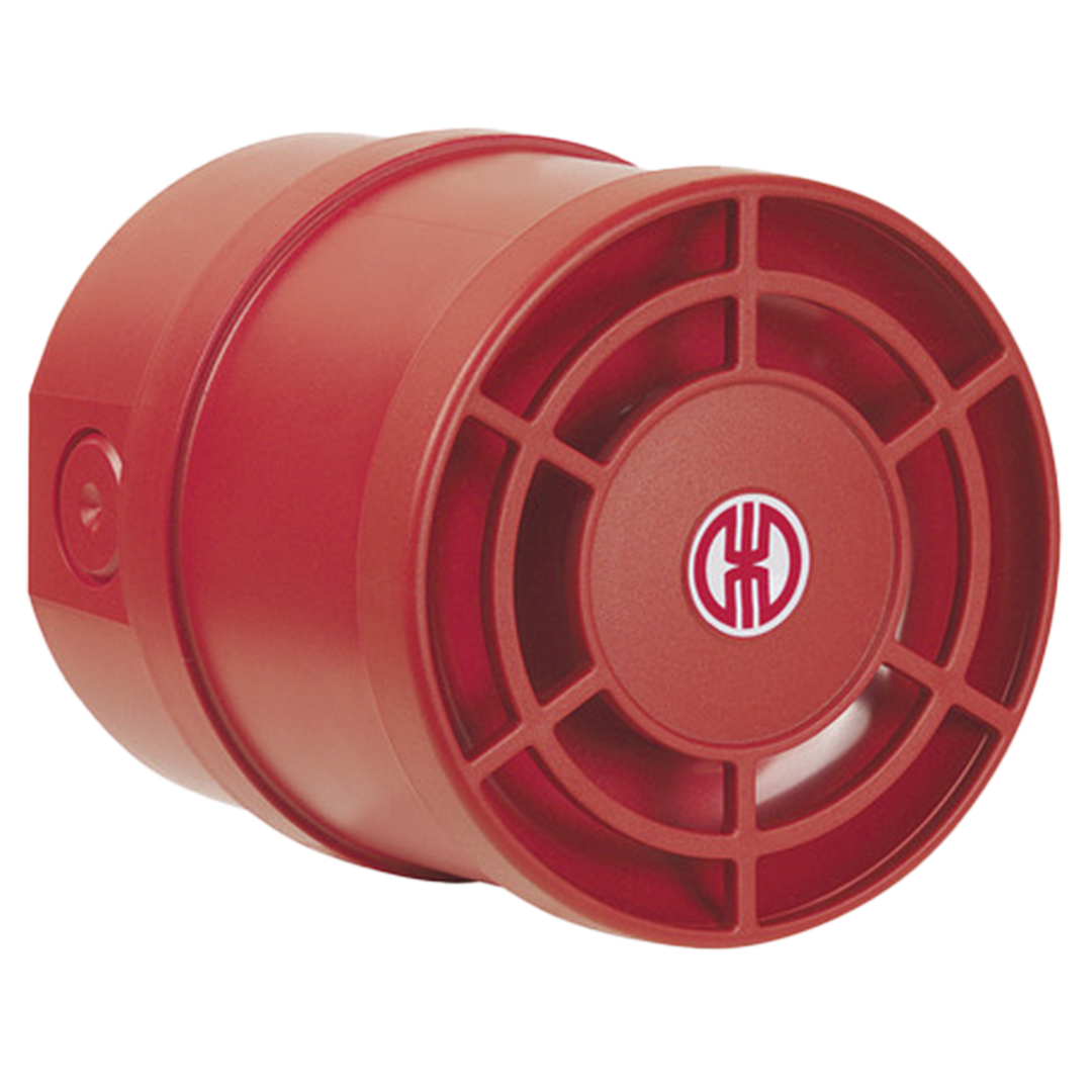 Werma Multi-tone sounder, 32 tone, red, 112dB, 9 - 28VDC
