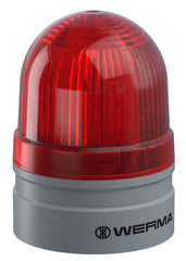 Werma Mini Twinflash LED beacon, red, 24VAC/DC