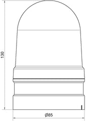 Werma Midi Tricolour, 3 colours, 12/24VAC/DC, 85 x 130mm