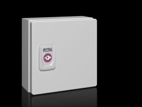 Rittal KX E-Box with door, sheet steel, 150 x 150 x 80mm Rittal
