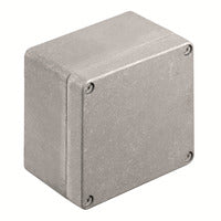 Weidmuller K41 Enclosure, aluminium, silver, 120 x 122 x 81mm