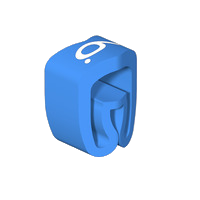 Weidmuller Cable marker, marked ' 6', blue,  3 x 3.4mm