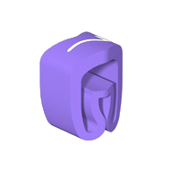 Weidmuller Cable marker, marked '7', violet, 3 x 3.4mm