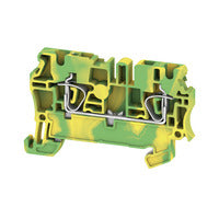 Weidmuller Tension-clamp terminal, green/yellow, 2.5mm²