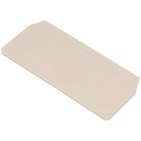 Weidmuller Partition plate, d/beige, 30.5 x 66 x 2mm Weidmuller