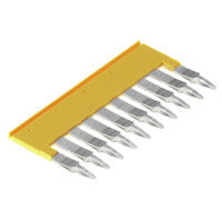 Weidmuller Cross Connector, yellow, 10 way, 32A