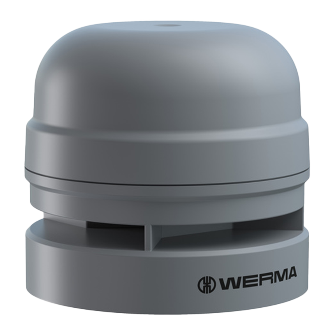Werma Midi multi-tone sounder, grey, 110dB, 12/24VAC/DC