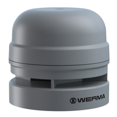 Werma Midi multi-tone sounder, grey, 110dB, 12/24VAC/DC