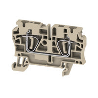 Weidmuller Feed-through terminal, d/beige, 800V, 32A, 4mm²