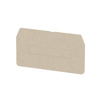 Weidmuller Partition plate, dark beige, 34.8 x 62 x 2mm Weidmuller