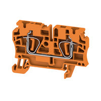 Weidmuller Feed-through terminal, orange, 800V, 32A, 4mm² Weidmuller