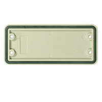 Weidmuller Cover plate, plastic, grey, size 5