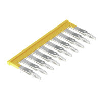 Weidmuller Cross-connector, yellow, 10-pole, 24A, 5.1mm
