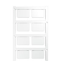Weidmuller Switchmark holder, white, 18 x 27mm