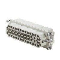 Weidmuller HDC insert, female, 46-pole, 500V, 16A, size 8