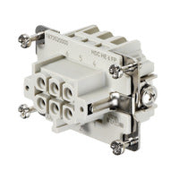 Weidmuller HDC Insert, female, 6-pole, size 3, 500V, 24A