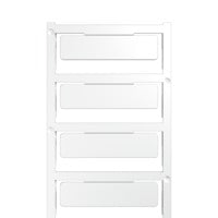 Weidmuller Device marker holder, white, 15 x 60mm Weidmuller