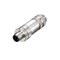 Weidmuller Plugs, custom made, M12, pin, straight, 250V, 4A Weidmuller