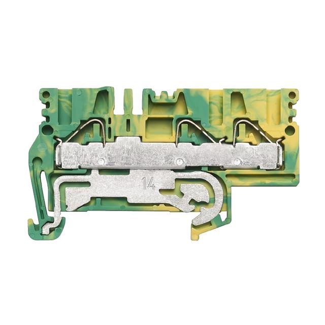 Weidmuller PE Terminal, push-in, green/yellow, 480A, 4mm² Weidmuller