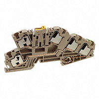 Weidmuller Test-disconnect terminal, d/beige, 20A, 4mm²