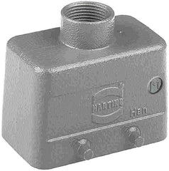 Harting Han HvE Hood, 10B, double locking lever, 1x M20 Harting