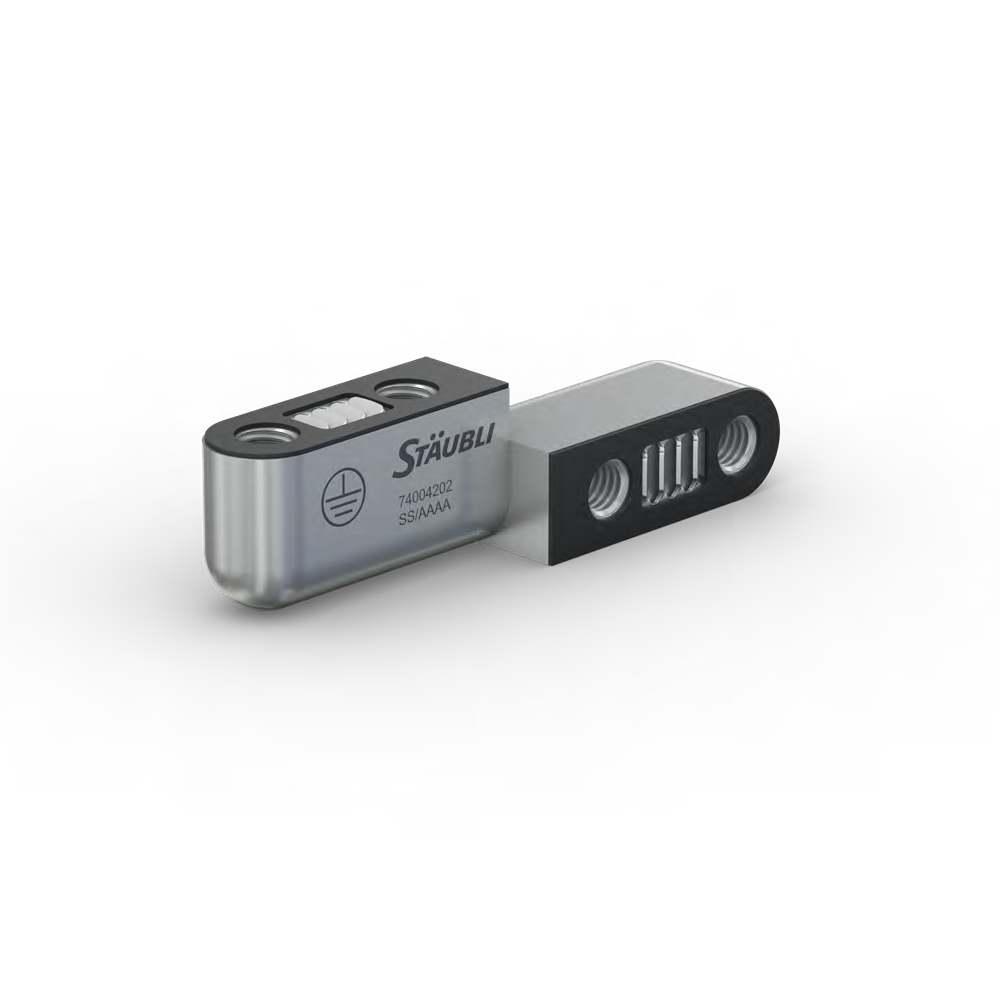 Staubli EGH-061/SS Grounding hinge with plug and socket side