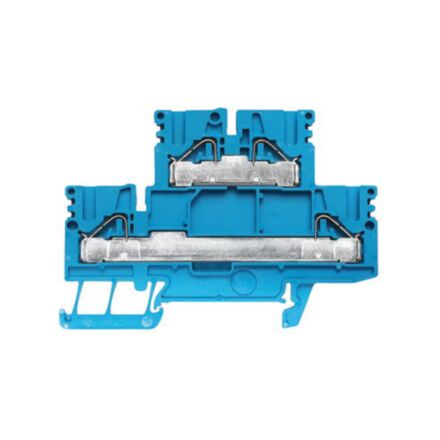 Weidmuller Double-tier terminal, push-in, blue, 24A, 4mm² Weidmuller
