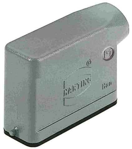 Harting Hood, single locking, side entry, M20, size 16A Harting