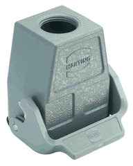 Harting Cable to cable housing, single locking, top entry, M25, 6B Harting