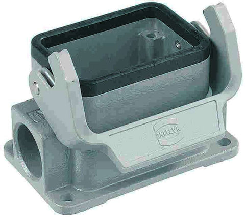 Harting Surface housing, single locking, side entry, 2x M20 Harting